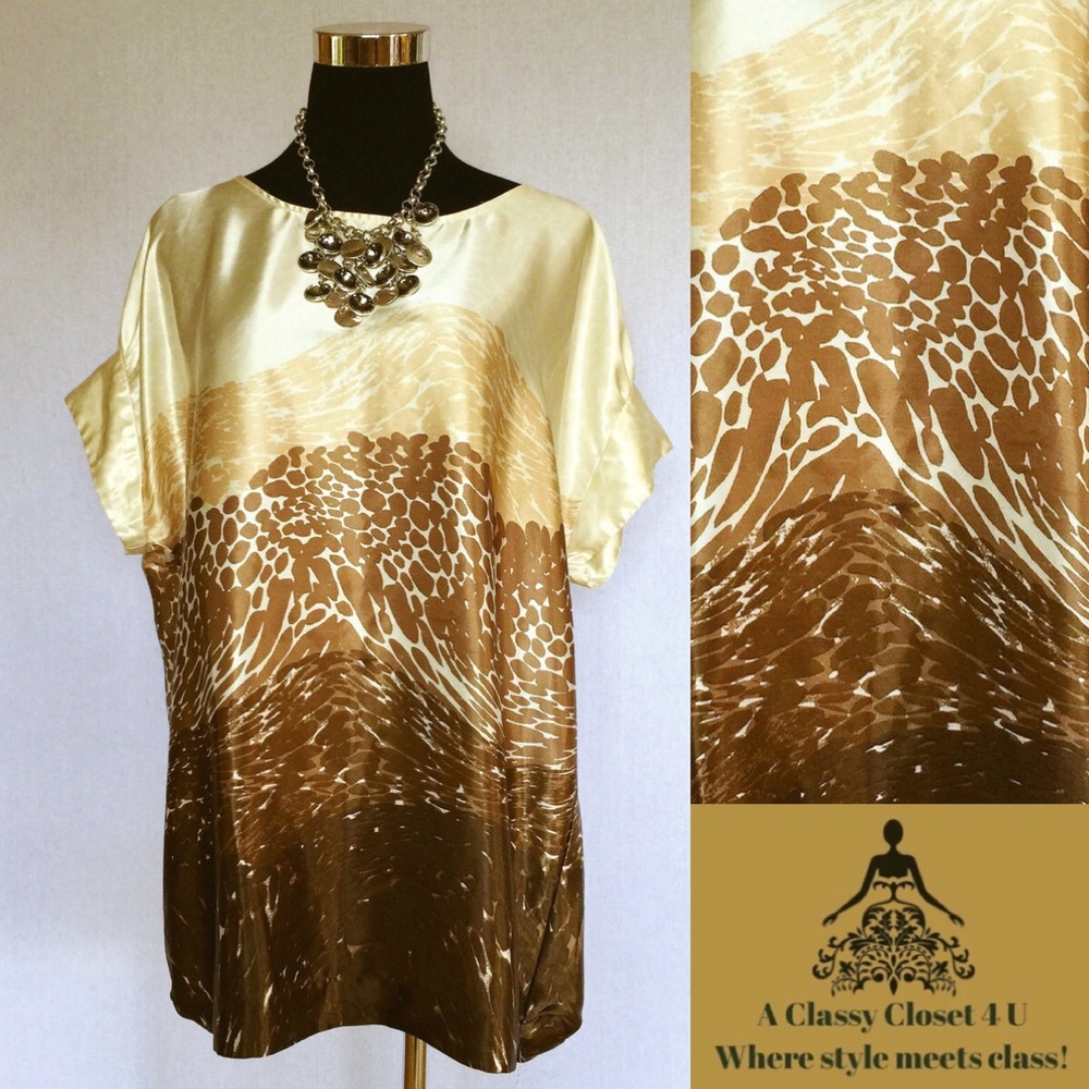 Chic Tri-color Blouse